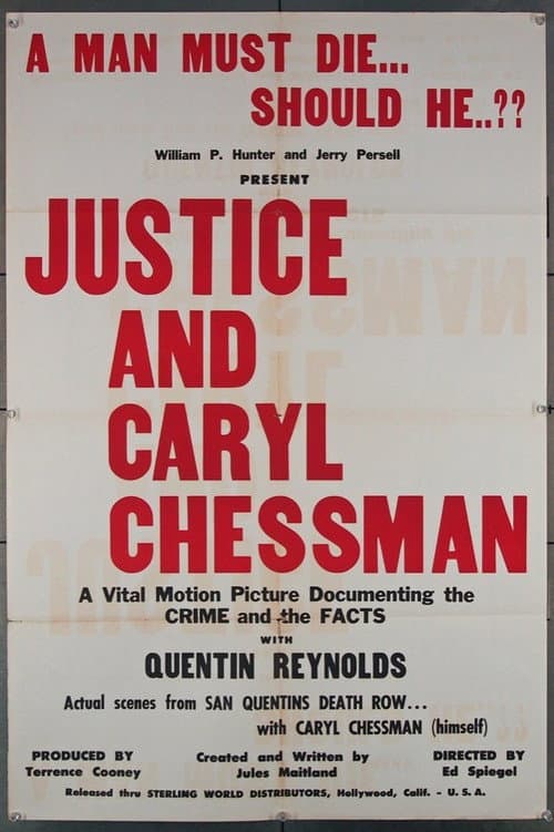 Justice and Caryl Chessman (1960) poster