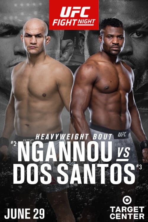 UFC on ESPN 3: Ngannou vs Dos Santos (2019) poster