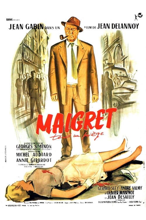 Maigret Zet een Val… (1958) poster