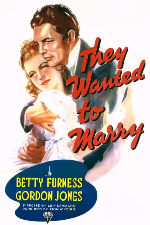 They Wanted to Marry (1937) poster