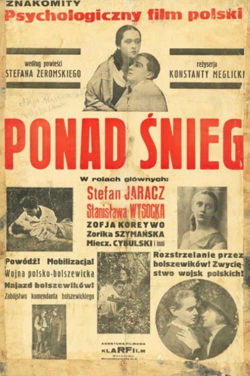 Ponad śnieg (1929) poster