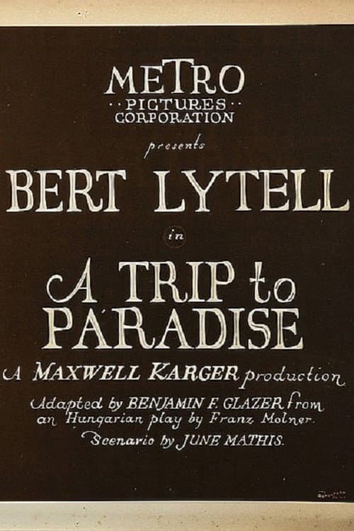 A Trip to Paradise (1921) poster
