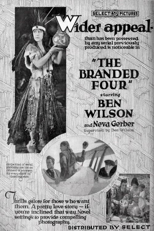 The Branded Four (1920) poster