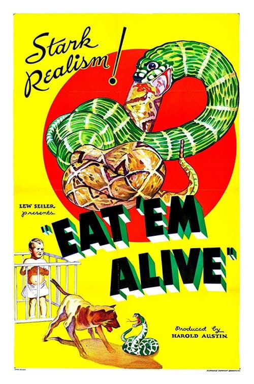 Eat 'Em Alive (1933) poster