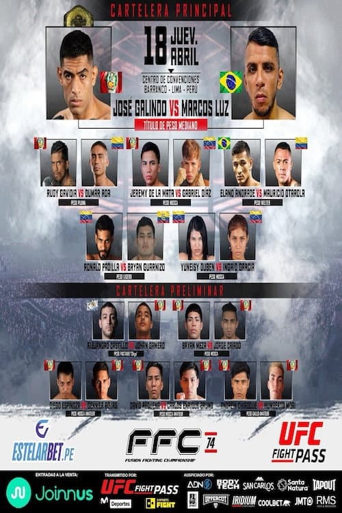FFC 74: Galindo vs. Luz (2024) poster