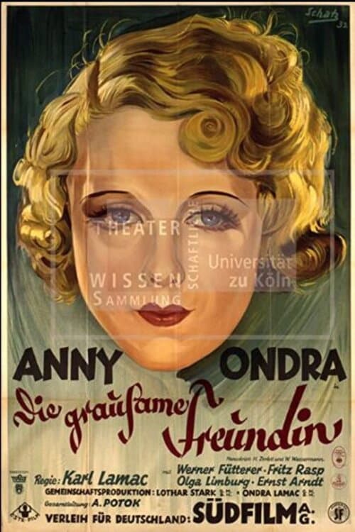 Die grausame Freundin (1932) poster
