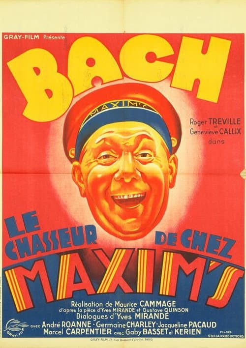 Le Chasseur de chez Maxim's (1939) poster