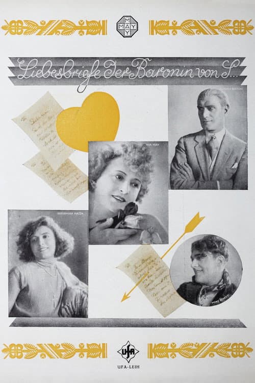 Liebesbriefe der Baronin von S (1924) poster