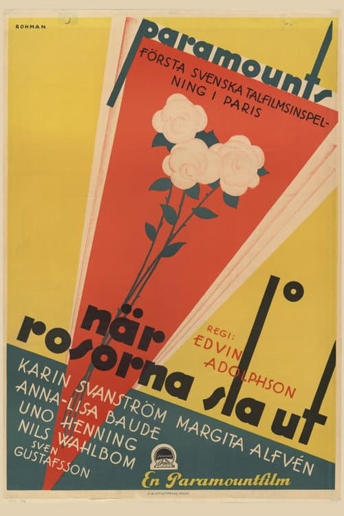 När rosorna slå ut (1930) poster