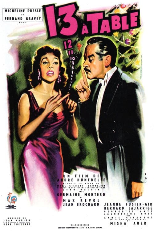 Treize à table (1955) poster