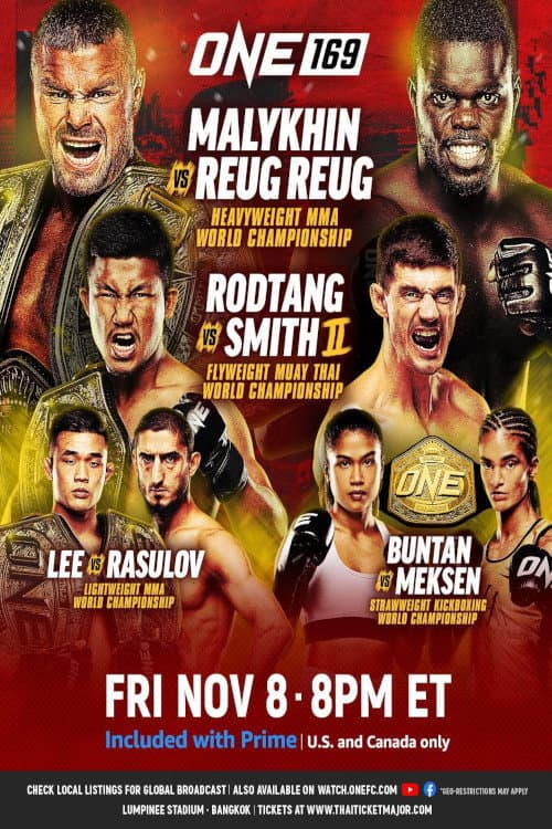 ONE 169: Malykhin vs. Reug Reug (2024) poster