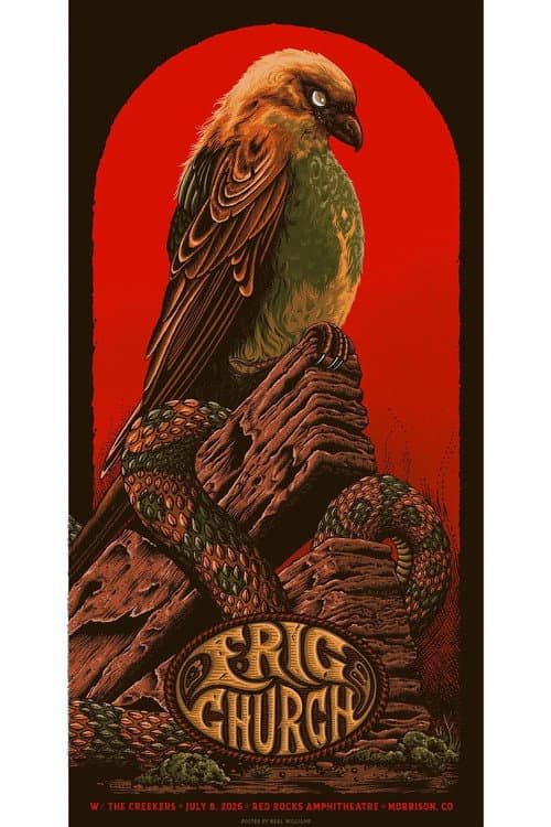 Eric Church - Live at Red Rocks Amphitheatre 7-08-2026 (2026) poster