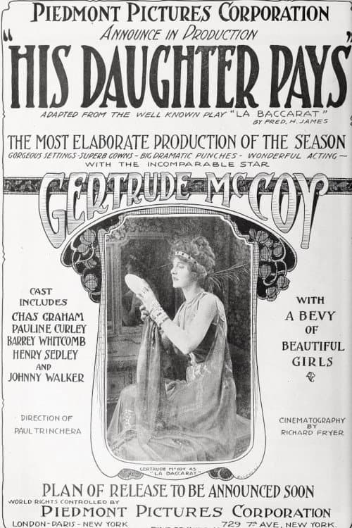 His Daughter Pays (1918) poster