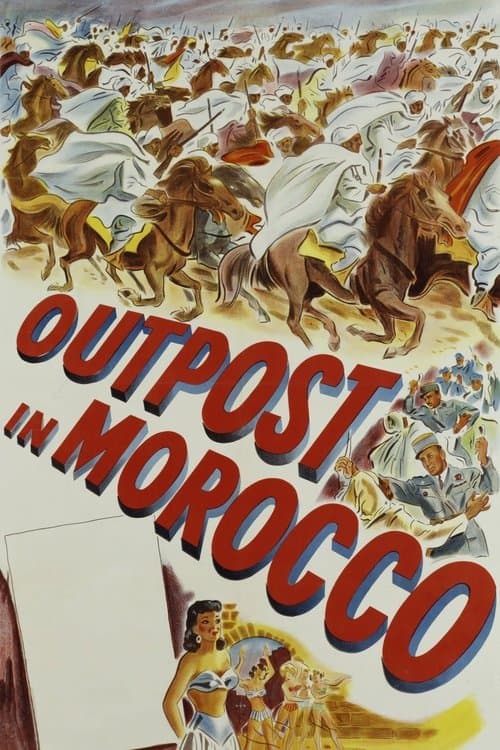 Outpost in Morocco (1949) poster