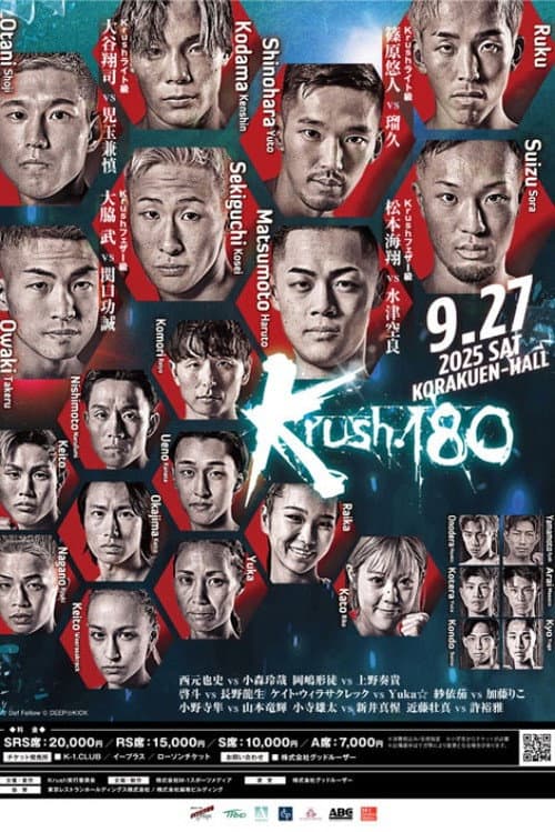 Krush 180 (2025) poster