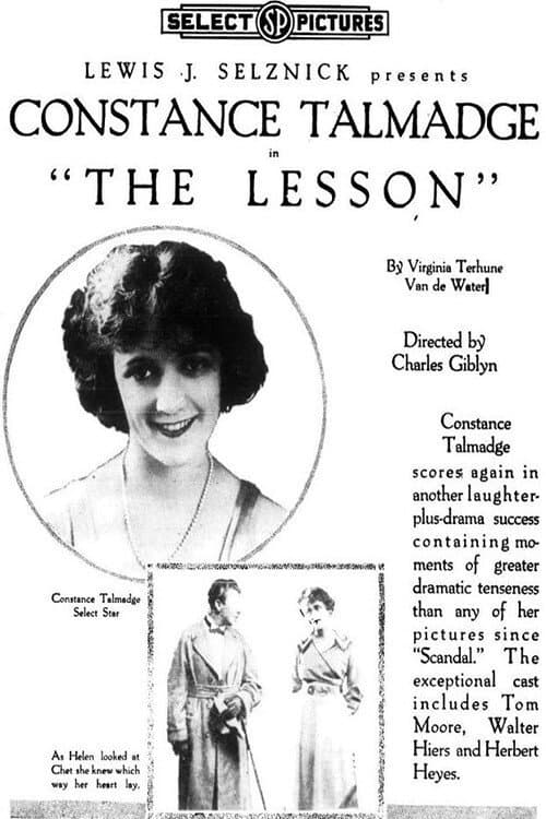 The Lesson (1918) poster
