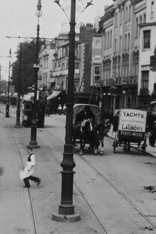 Tram Journey through Southampton (1900) poster