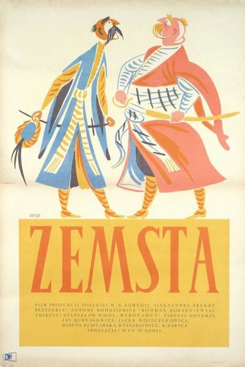 Zemsta (1957) poster