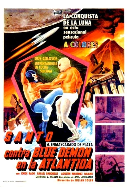 Santo contra Blue Demon en la Atlántida (1970) poster