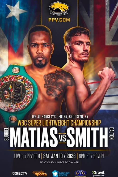 Subriel Matias vs. Dalton Smith (2026) poster