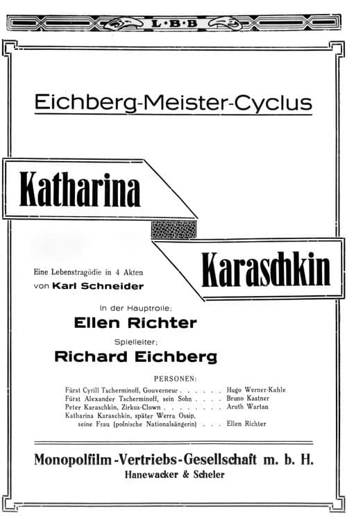 Katharina Karaschkin (1917) poster