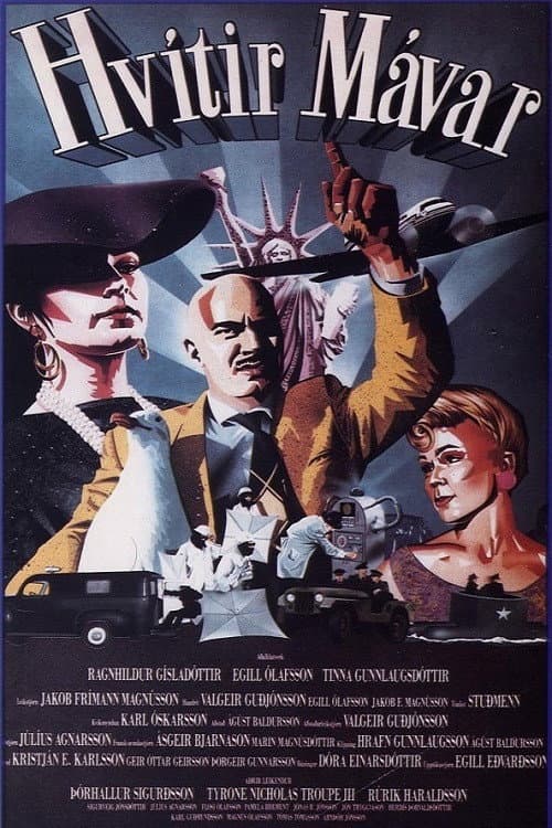 Hvítir mávar (1985) poster