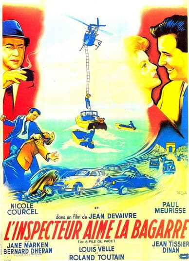 L'inspecteur aime la bagarre (1957) poster
