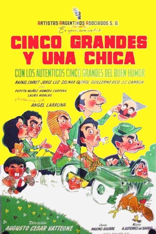 Cinco grandes y una chica (1950) poster