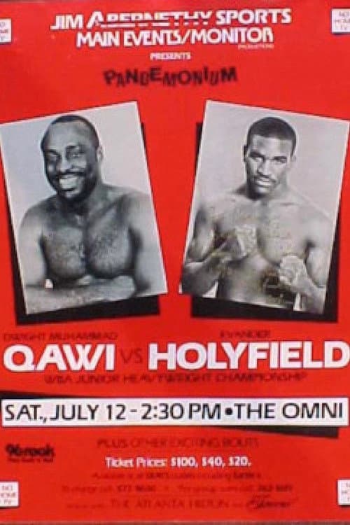 Dwight Muhammad Qawi vs. Evander Holyfield (1986) poster
