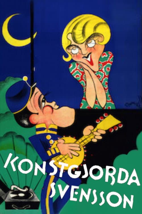 Konstgjorda Svensson (1929) poster