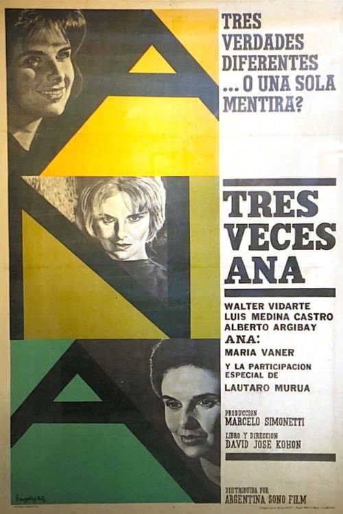 Tres veces Ana (1961) poster