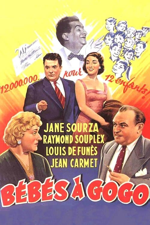 Bébés à gogo (1956) poster