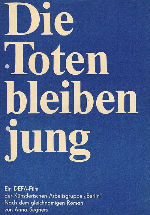 Die Toten bleiben jung (1968) poster