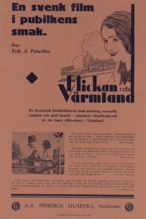 Flickan från Värmland (1931) poster
