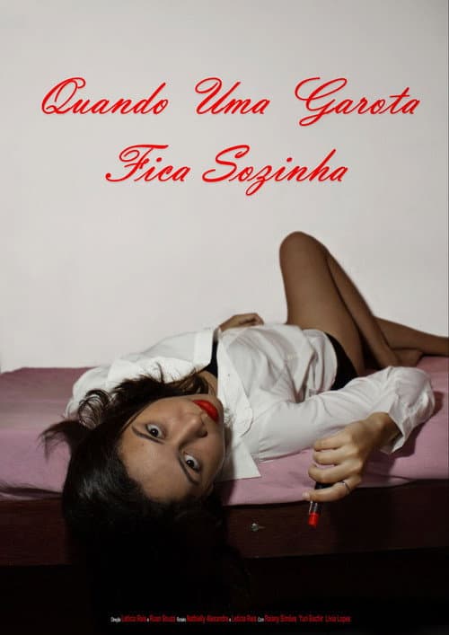 quando uma garota fica sozinha (2022) poster