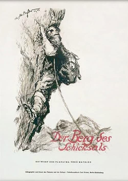 Der Berg des Schicksals (1924) poster