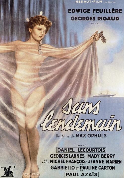 Sans lendemain (1940) poster