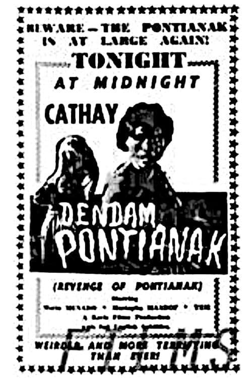 Dendam Pontianak (1957) poster
