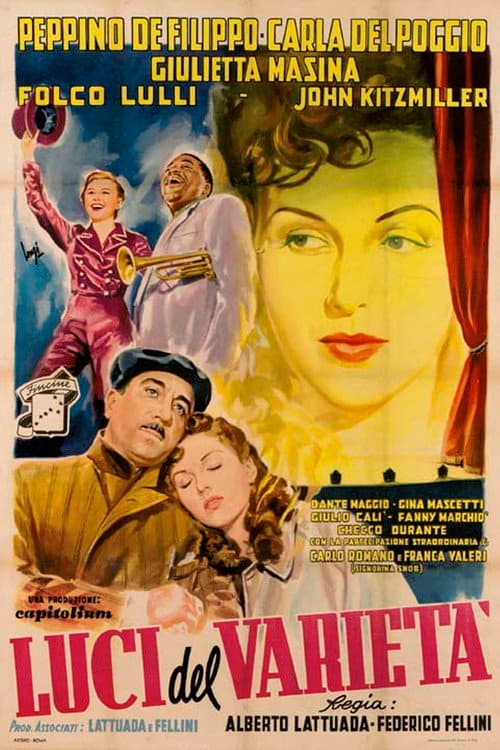 Luci del varietà (1950) poster