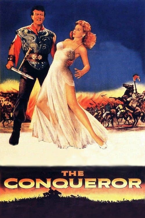 The Conqueror (1956) poster