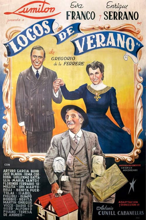 Locos de verano (1942) poster