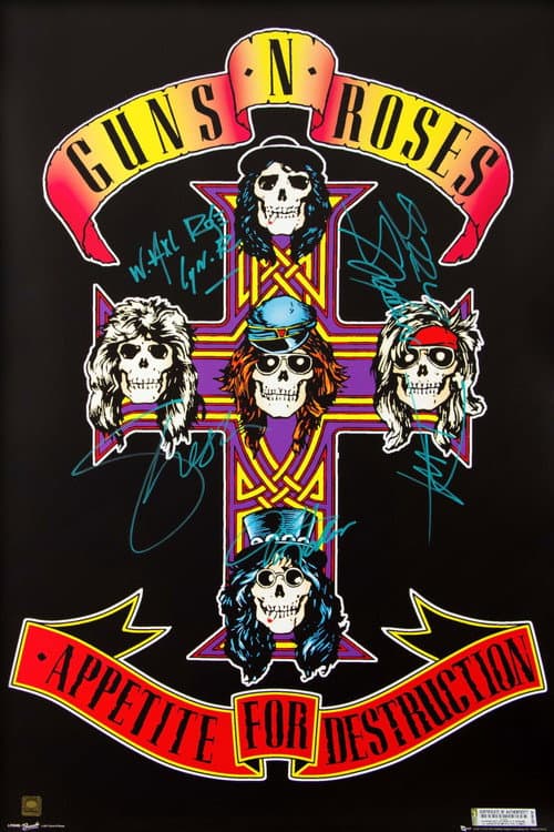 Guns N' Roses - Appetite for Destruction (2018) poster