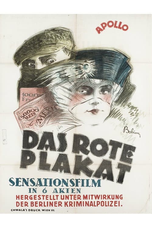 Das rote Plakat (1920) poster