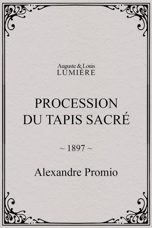 Procession du tapis sacré (1897) poster