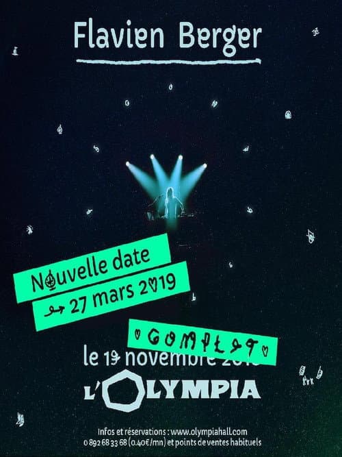 Flavien Berger - Live at Olympia (2019) poster
