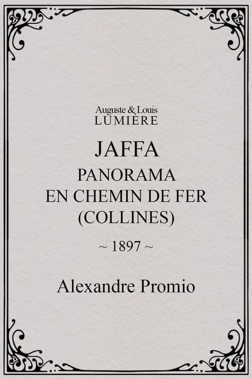 Jaffa : panorama en chemin de fer (collines) (1897) poster