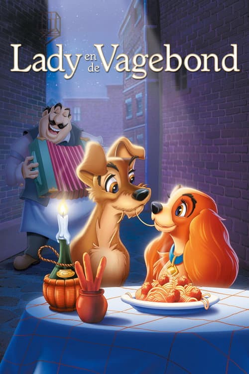 Lady en de Vagebond (1955) poster