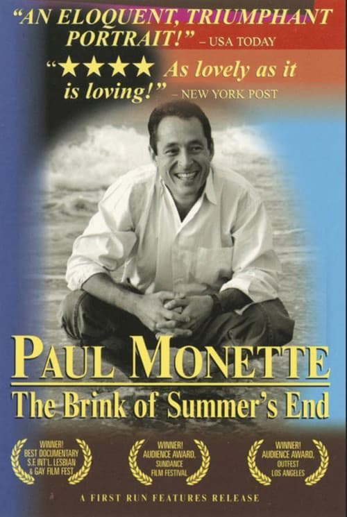 Paul Monette: The Brink of Summer's End (1997) poster