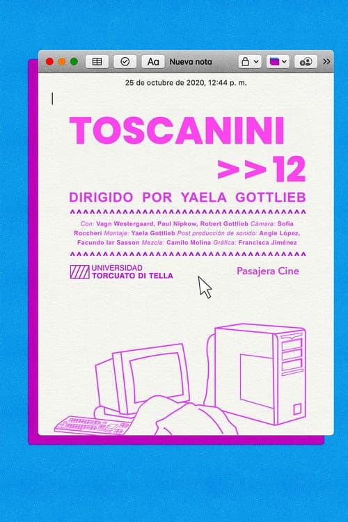 Toscanini 12 (2020) poster