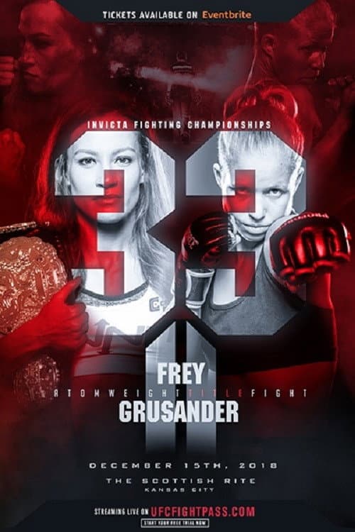 Invicta FC 33: Frey vs. Grusander II (2018) poster